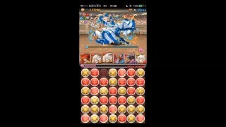 【パズドラ】8月のクエストダンジョン Lv10　十字浪漫