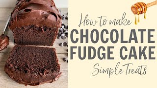 How to make Chocolate Fudge Loaf Cake! Recipe #Shorts