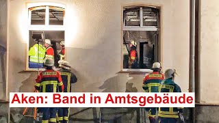 Feuer in Amtsgebäude in Aken