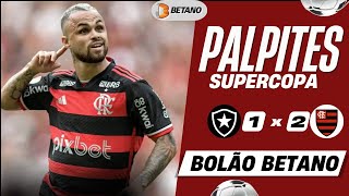 BOTAFOGO x FLAMENGO PALPITE 02/02/25 | BOLÃO BETANO SUPERCOPA