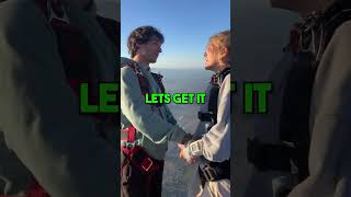 Couple Jumps off Hot Air Balloon