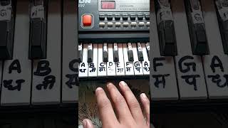 1-2-3 Tune Piano पर आसानी से बजाना सीखे #viralvideo #youtubeshorts