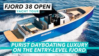 Fjord 38 Open yacht tour | Purist day boating luxury on the £600k entry-level Fjord | MBY