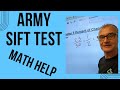 SIFT Army Aviation Math Practice Test