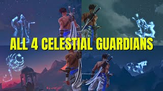 All 4 Celestial Guardians Puzzles| Prince of Persia The Lost Crown, Summon the 4 Celestial Guardians