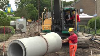 Nieuwe riolering in Hattem