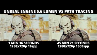 Unreal Engine 5.6 Lumen vs Path Tracing