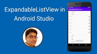 ExpandableListView in Android Studio