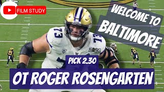 What does ROGER ROSENGARTEN bring to the BALTIMORE RAVENS? (2024 NFL Draft Film