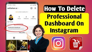 How To Delete Professional Dashboard On Instagram (2023) | Remove Instagram Professional Dashboard