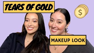RECREATING THE TEARS OF GOLD MAKEUP LOOK (FEAT. FAOUZIA)