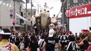 令和元年　八田荘だんじり祭　新道パレードコース　大阪府堺市『八田荘地区だんじり』（２０１９年１０月１９日）