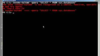 Using Powershell in SQL Server 2008 and Using sqls, part 1