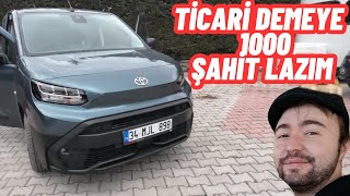 2024 Onda Yok Yok! | Suv Gibi Ticari! | Toyota Proace City | Ticari Demeye 1000 Şahit Lazım