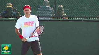 Roger Federer Forehands and Backhands in HD -- Indian Wells Pt. 05