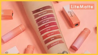 Penshoppe Beauty Pop LiteMatte Lipstick | SWATCH PARTY