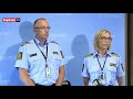 politiet holder pressekonferanse om utviklingen i varhaug saken