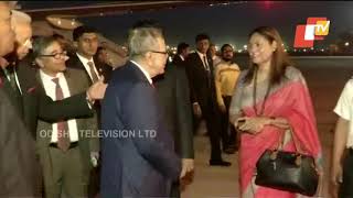 Modi’s swearing-in: Bangladesh President Arrives In Delhi