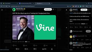 Vine Meme Coin On Solana? 🤦🏾‍♂️  #cryptocurrency #vine  #solana #memecoin