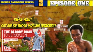 caribbean british react to The First Crusade The Bloody Road to Jerusalem epic history tv reaction