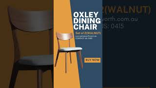 Oxley Dining Chair HIGH-QUALITY 2 SET OF DINING CHAIR ! BUY YOURS NOW !