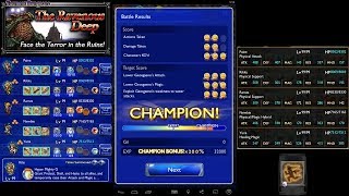 Final Fantasy Record Keeper - Torment Dungeons: The Ravenous Deep - Winning Runs