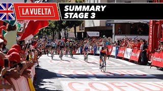 Summary - Stage 3 - La Vuelta 2017