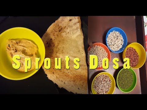 Sprouts Dosa - The Healthy version for Dosa lovers Sprouts Dosa - The Healthy version for Dosa lovers