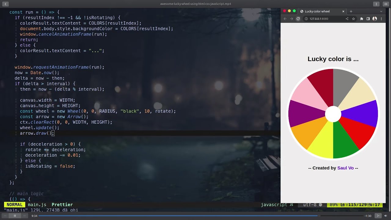 Awesome Lucky Wheel Using Html Css Javascript Youtube