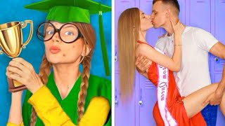 RICH STUDENTS VS BROKE STUDENTS! Funny Situations & DIY Ideas by Mariana ZD