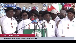 What Wike Said At The Rivers State PDP Governorship Campaign Flag-Off Today (VIDEO)