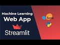 Build A Beautiful Machine Learning Web App With Streamlit And Scikit-learn | Python Tutorial