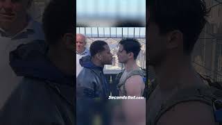 CRAZY!! Devin Haney HITS Ryan Garcia!! Boxers CLASH at the top of the Empire State Building | Boxing