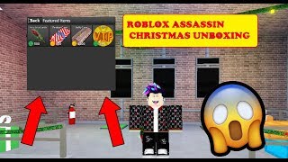 Assassin Unboxing For The New Knives Roblox Assassin - how to get the tofuu knife roblox assassin