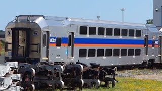 New MARC Bombardier Coaches in Martin State