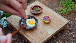 미니어쳐 요리|열무김치 비빔밥 |Yeolmu Kimchi Bibimbap |Miniature Cooking｜Korean Mini Food