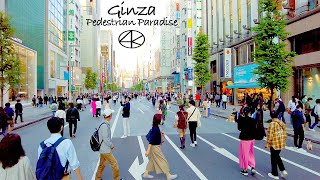 4K Ginza Hokoten Ginza Pedestrian Street October 23, 2022 Tokyo