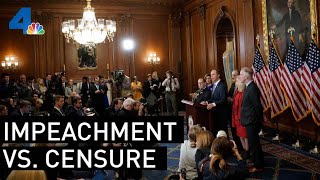 Impeachment vs. Censure  | NewsConference | NBCLA