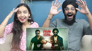 Vikram Vedha Trailer REACTION | Hrithik Roshan, Saif Ali Khan, Pushkar & Gayatri