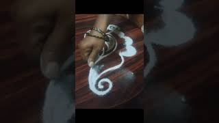 Easy \u0026 Simple Rangoli Design. Beautiful rangoli #trending #art #cute # beautiful #shots