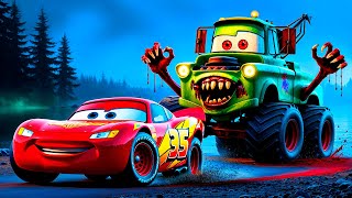 Big \u0026 Small vs Epic Escape: McQueen VS MATER MONSTER TRUCK ZOMBIE Eater Cars in BeamNG.Drive