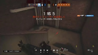 [r6s]　本垢ダイヤがサブ垢でランクマッチ