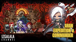 MapleStory M : Aran POV Expedition \u0026 Boss ( Necro weapon )