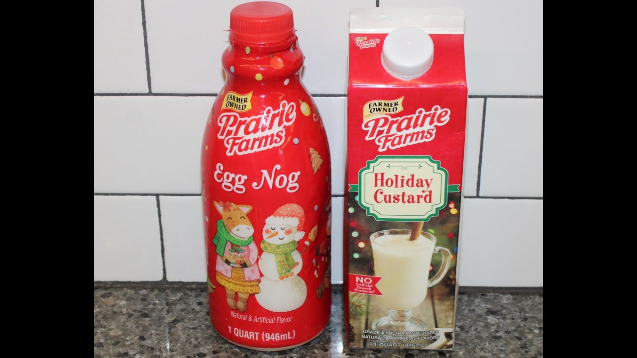 Prairie Farms: Egg Nog & Holiday Custard Review - YouTube