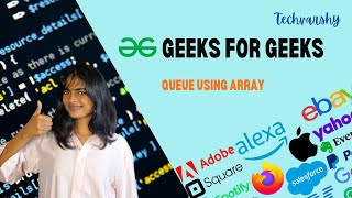 Queue Using Array | Basic Queue | Python | GFG