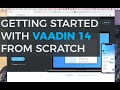 Starting a new Vaadin 14 project from scratch