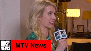 Emma Roberts \u0026 Dave Franco Talk Truth or Dare While Filming ‘Nerve’ | MTV News