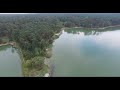 drone video of zalew zemborzycki located south of lublin poland taken in 2018.