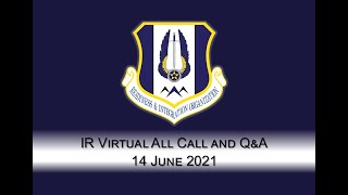 IR All Call and Q&A 14 June 2021