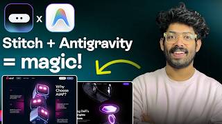 Stitch + Antigravity Workflow is GOLD! | Stunning Design To Live Website/App